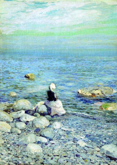 Konstantin Alexeyevich Korovin - Am Ufer des Schwarzen Meeres - On the Shore of the Black Sea